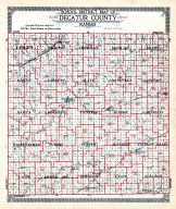 County School District Map, Decatur County 1921